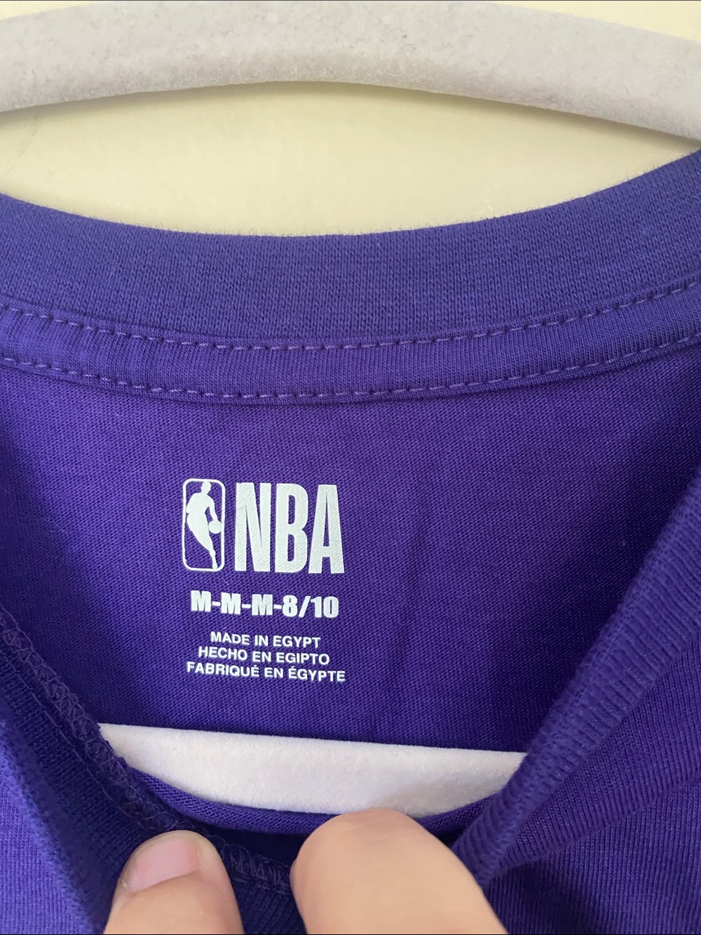 NBA Los Angeles Lakers Purple & Yellow Kids Tee shirt NEW - Picture 2 of 3
